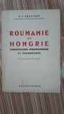 Roumanie et Hongrie, considerations demographiques et economiques - G.I.Bratianu