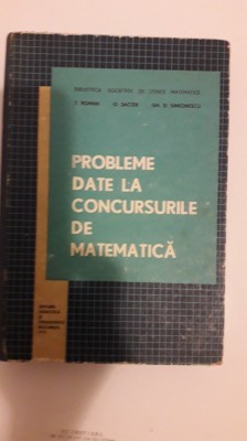 Probleme date la concursurile de matematica 1970 foto