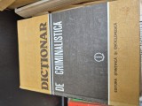Dictionar de criminalistica vintage