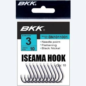 Carlige BKK ISEAMA Diamond Black Nickel Nr.2 8buc/plic
