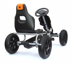 Kart cu pedale pentru copii Adrenaline Black foto