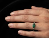 Cumpara ieftin Inel din Argint 925 Emerald Queen, cu Zirconiu Verde Smarald, 1.45g