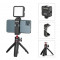 Kit vlog Ulanzi mini trepied MT-08+suport smartphone ST-02S+Lampa LED VL49 -2057