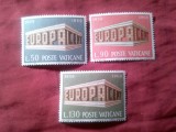 Serie Vatican 1969 Europa CEPT , 3 valori