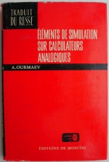 Elements de simulation sur calculateurs analogiques &ndash; A. Ourmaev
