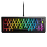 Glorious Tastatura mecanica GMMK 3 PRO 65% Prebuilt, USB-C, Fox Switches, US layout, 66 taste, Negru &quot;GLO-KB-GMMK3-PRO-65-PB-FOX-W-BLK-US&quot; (timbru ver