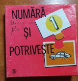 joc pentru copii perioada comunista &quot; numara si potriveste &quot;