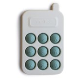 Mushie Pop-It Phone jucărie cu activități pentru copii Cambridge Blue 10m+ 1 buc