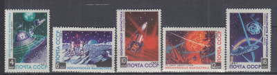 URSS RUSIA 1967 COSMOS SERIE MNH foto