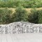 vidaXL Coșuri gabion arcuite 3 buc, 400x30x60/80 cm, fier galvanizat 3146841