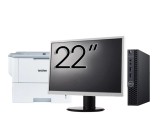 Pachet Calculator Second Hand DELL OptiPlex 3060 MiniPC, Intel Core i3-8100T 3.10GHz, 8GB DDR4, 256GB SSD + Monitor 22&amp;quot; + Imprimanta Brother HL-L
