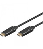 Cablu HDMI 360 5m v1.4 Ethernet 3D 4K UltraHD 2160p 30Hz Goobay