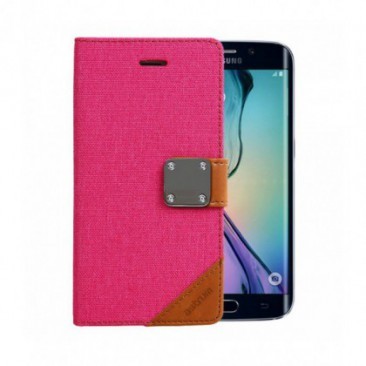 HUSA FLIP ASTRUM FC MATTE BOOK SAMSUNG G925 GALAXY S6 EDGE PINK foto