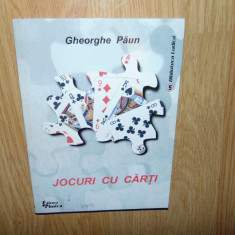 Jocuri cu carti -Gheorghe Paun