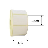 Etichete Termice Autoadezive 50x32mm, 1170 buc/rola, Direct Termic, Imprimanta/Cantar, Albe