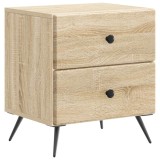 vidaXL Dulap de noapte cu sertar Stejar Sonoma 43 x 34,5 x 47,5 cm 895449