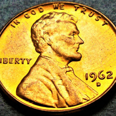 Moneda 1 CENT - SUA, anul 1962 D * cod 3735 = UNC din SET NUMISMATIC