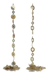 Lant decorativ 270cm auriu foto