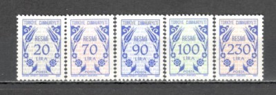 Turcia.1984 Timbre de serviciu-Ornamente ST.170 foto