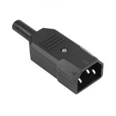 Mufa alimentare AC tata 3 pini C14 250VAC 10A pentru cablu pentru PC