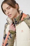 Burton geaca femei, culoarea crem