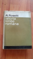 ISTORIA LIMBII ROMANE-AL. ROSETTI foto