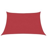 Cumpara ieftin Panza parasolar, rosu, 3/4x2 m, HDPE, 160 g/m&sup2;