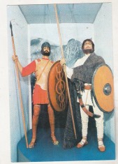 bnk cp Constanta - Muzeul Marinei Romane - Luptator dac si marinar roman ( manechine ) - necirculata