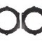 Set 2 distantiere pentru difuzoare auto, 200mm, MDF, Audi - DMAUDI14