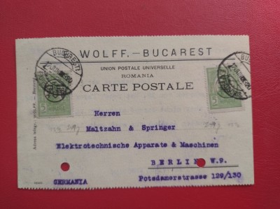 1920 - CARTE POSTALA CIRCULATA IN GERMANIA foto