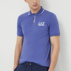 EA7 Emporio Armani tricou polo barbati, cu imprimeu