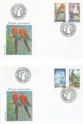 |Romania, LP 1482/1999, Pasari decorative, FDC foto