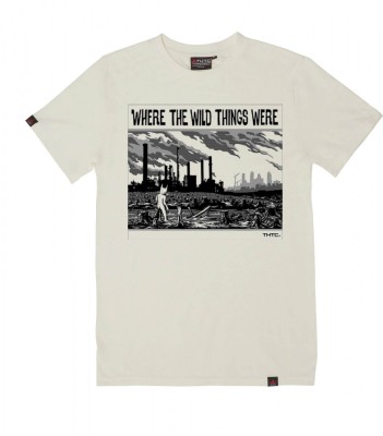 Tricou THTC Wild Things - Canepa Bumbac - Natural foto