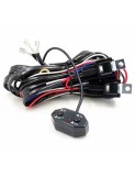 Cablaj cu buton si releu pentru controlul separat a doua proiectoare led sau bare Led pana la 288W, Xenon Bright