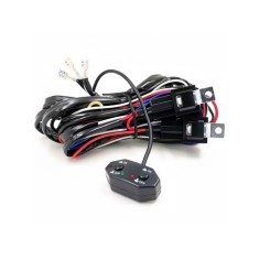Cablaj cu buton si releu pentru controlul separat a doua proiectoare led sau bare Led pana la 288W