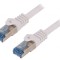 Patch Cord Ethernet Alb LSZH S/FTP Cat6a 0.5m