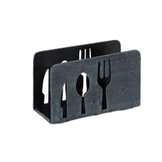 Suport pentru servetele, design modern, Fonta, Antracit