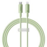Baseus - Data Cable Habitat Series (P10360201631-01) - Type-C to Lightning, Fast Charging, 20W, 480Mbps, 2m - Natural Green