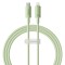 Cablu date tip C, iPhone Baseus, 20W, 1m, verde, P10360201631-00