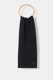 Diesel esarfa de lana K-CODER SCARF culoarea negru, neted, A05165.0DAOB