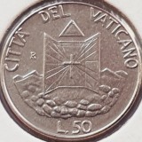 3184 Vatican 50 Lire 1990 Ioannes Paulus II (Radiant Cross) km 222, Europa