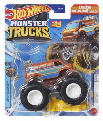 HOT WHEELS MONSTER TRUCK MASINUTA DODGE RAM VAN SCARA 1:64 SuperHeroes ToysZone foto