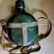 D422-Plosca militara veche prb. Ww2- al 2 lea razboi. Duraluminiu cu cap ebonita