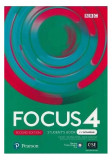 Focus 4 Student&#039;s Book and ActiveBook, 2nd edition (B2) - Paperback brosat - Pearson