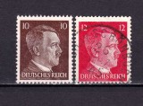 ✅ ( S37 ) Germania Reich 1942 &quot;Uzuale - Adolf Hitler&quot; serie completa Michel 826/827 , stampilata ( diverse stampile ! )