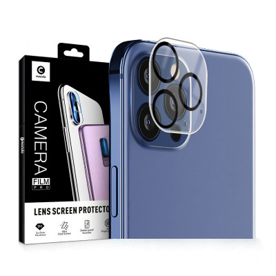 Folie Protectie Camera spate Mocolo pentru Apple iPhone 12 Pro Max, Sticla securizata, 9H, 2.5D foto