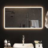 Oglinda de baie cu LED, 50x90 cm GartenMobel Dekor, vidaXL