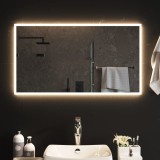 vidaXL Oglinda de baie cu LED, 50x90 cm