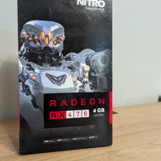 Placa video Sapphire NITRO Radeon RX 470 OC 4GB cu GARANTIE !!!