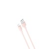 Cablu Date &amp; Incarcare APPLE Lightning 2.4A (Roz) 1m XO NB156